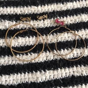 🆑 [4/$20] Gold Bundle of 4 Sets of Earrings
